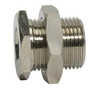 RIEGLER Riegler Raccord fileté « value line », M28x1,5 ext., G 1/2 int., MS verni Quantité:1