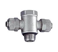 RIEGLER Riegler Raccord pivotant en T, joint torique, M5 ext., tuyau 5/3, MS verni Quantité:1