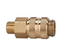 RIEGLER Riegler Raccord rapide NW 5, fermeture des deux côtés, G 1/8 AG Quantité:1