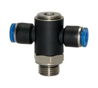 RIEGLER Riegler Raccord T à visser « Série Bleue », pivotant, G 1/4 ext., Ø 12 mm Quantité:1