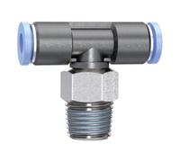 RIEGLER Riegler Raccord T emboîtable « Série bleue » mini, rotatif, R 1/8, 132.018-4M Quantité:1