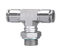 RIEGLER Riegler Raccord T emmanchable, pivotant, G 3/8 a., Ø tuyau 12, ES 1.4404 Quantité:1