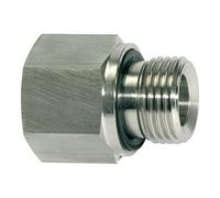 RIEGLER Riegler Réduction de changement longue, joint souple, G1/2 ext. à G3/8 int., ES 1.4571 Quantité:1