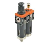 RIEGLER Riegler Régulateur de filtre + Huileur »SYNTESI«, BG 2, G 3/8, 5 µm, 0…2 bar, RMSA Quantité:1