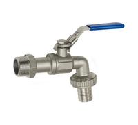 RIEGLER Riegler Robinet à bille, acier inoxydable 1.4408, G 1/2 AG, DN 15 Quantité:1