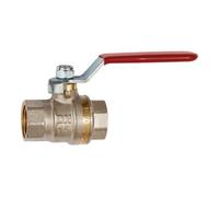 RIEGLER Riegler Robinet à boisseau sphérique standard, levier rouge, FI/FI, MS nickelé, G 3 Quantité:1