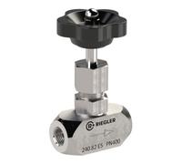 RIEGLER Riegler Robinet à pointeau, acier inoxydable 1.4571, G 3/4, DN 10, PN max. 400 bar Quantité:1