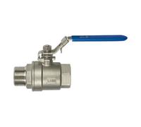 RIEGLER Riegler Robinet à tournant sphérique inox, 2 pièces, filetage int./ext., G 1, DN 25 Quantité:1