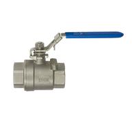 RIEGLER Riegler Robinet à tournant sphérique inox, 2 pièces, filetage intérieur/intérieur, G 2, DN 50 Quantité:1