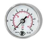 RIEGLER Riegler Standardmano, acier CrNi, G 1/4 arrière centré, 0 - 16,0 bar, Ø 40 Quantité:1
