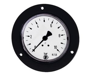 RIEGLER Riegler Standardmano., anneau avant noir, G 1/8 arrière, 0-10,0 bar, Ø 40 Quantité:1
