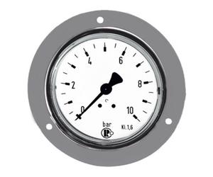 RIEGLER Riegler Standardmano., anneau frontal chromé, G 1/4 arrière, 0 - 2,5 bar, Ø 50 Quantité:1