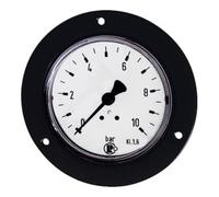 RIEGLER Riegler Standardmano., anneau frontal noir, G 1/4 arrière, 0 - 6,0 bar, Ø 50 Quantité:1