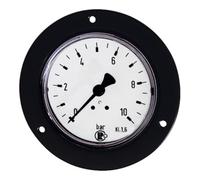 RIEGLER Riegler Standardmano., anneau frontal noir, G 1/8 arrière, 0-40,0 bar, Ø 40 Quantité:1