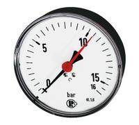 RIEGLER Riegler Standardmano., plastique, G 1/4 arrière centr., 0 - 1,6 bar, Ø 80 Quantité:1