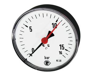 RIEGLER Riegler Standardmano., plastique, G 1/4 arrière central, 0 - 4,0 bar, Ø 80 Quantité:1