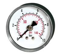 RIEGLER Riegler Standardmano »pressure line« G 1/4 arrière 0-10,0 bar/150 psi, Ø63 Quantité:1