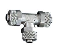 RIEGLER Riegler T-Connecteur, pour tuyau 12/10 mm, SW 17, laiton nickelé Quantité:1