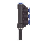 RIEGLER Riegler T-multiprises 3 voies, raccords à fiche 10 mm « Série bleue » Ø connecteur 3x8 Quantité:1