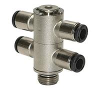 RIEGLER Riegler T-multiprises 4 voies « click-clock », pivotant, M5 ext. Ø 4 mm Quantité:1