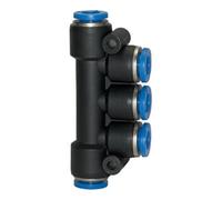 RIEGLER Riegler T-multiprises, connexion à fiche « Série bleue », tuyau Ø 5x6 Quantité:1