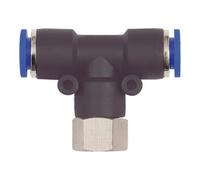 RIEGLER Riegler T-raccord à visser »Série bleue«, pivotant, M5 intérieur, Ø 4 mm Quantité:1