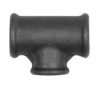 RIEGLER Riegler Té 130, réduction, Rp 1, Rp 3/4, Rp 1, fonte malléable noire Quantité:1