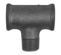 RIEGLER Riegler Té 133, Rp 1/2 int., R 1/2 ext., Rp 1/2 int., fonte malléable noire Quantité:1