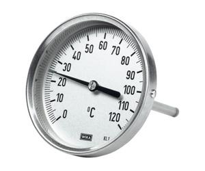 RIEGLER Riegler Thermomètre bimétallique, haute qualité, L1=63/L2=43, Ø 63, 0°C à 120°C Quantité:1