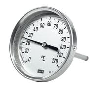 RIEGLER Riegler Thermostat bimétallique, haute qualité, L1=100/L2=80, Ø100, 0°C à 160°C Quantité:1