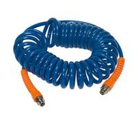 RIEGLER RIEGLER Tuyau PU spiralé 3/8 pouce à raccord fileté rotatif et protection contre le pliage 3 m Quantité:1