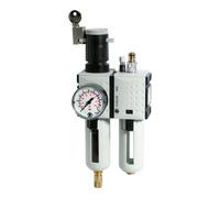RIEGLER Riegler Unité de maintenance 2 pcs »FUTURA«, PC, BG 2, G 3/8, 0,5-10 bar, VA Quantité:1