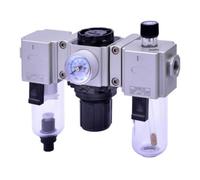 RIEGLER Riegler Unité de maintenance 3 pcs »GA-mini«, PC, BG 200, G1/8, 1,5-9 bar, H Quantité:1