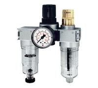 RIEGLER Riegler Unité de maintenance 3 pcs « multifix-mini », avec réservoir PC, G 1/4 Quantité:1