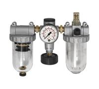 RIEGLER Riegler Unité de maintenance 3 pcs « Standard », avec réservoir PC, BG 4, G 1 1/2 Quantité:1
