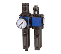 RIEGLER Riegler Unité d'entretien 2 pièces »variobloc«, réservoir métal, BG 1, G 3/8 Quantité:1