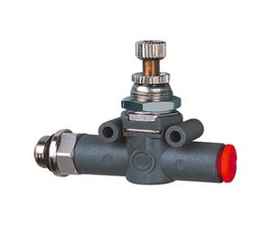 RIEGLER Riegler Valve de régulation double, filetage-tuyau, G 1/4, Ø tuyau 6 Quantité:1