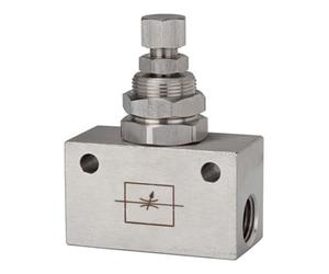 RIEGLER Riegler Valve de régulation, forme bloc, acier inox 1.4404, G 1/4, PN max. 10 bar Quantité:1