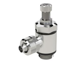RIEGLER Riegler Valve de régulation, régulation double, raccord rapide M5, clé 4/2,5 Quantité:1