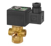 RIEGLER Riegler Vanne 3/2 voies, MS, NC, direct, 24 V CC, NBR, Rp 1/4, PN 0-4 bar Quantité:1