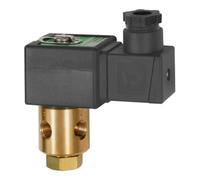 RIEGLER Riegler Vanne 3/2 voies MV, MS, NC, directe, 24 V CC, NBR, Rp 1/8, PN 0-7 bar Quantité:1