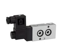 RIEGLER Riegler Vanne 3/2 voies, NAMUR, mono, NF, alu anodisé, G 1/4, 24 V CC Quantité:1