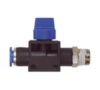RIEGLER Riegler Vanne 3/2 voies « Série Bleue », raccord à emboîtement, R 1/4 ext. Ø 12 mm Quantité:1
