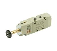 RIEGLER Riegler Vanne 5/2 voies, électropneumatique, air de commande ext., monostable, G 3/8 Quantité:1