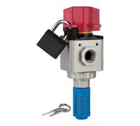 RIEGLER Riegler Vanne d'arrêt 3/2 voies »G-mini«, BG 200, G 1/8, PE 0 - 9 bar Quantité:1