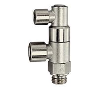 RIEGLER Riegler Vanne d'arrêt actionnée pneumatiquement, G 1/8, G 1/8 int., G 1/8 int. Quantité:1