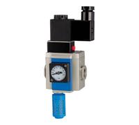 RIEGLER Riegler Vanne de démarrage 3/2 voies »G-mini«, 230 V AC / 50 Hz, BG 200, G 1/8 Quantité:1