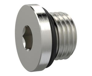 RIEGLER Riegler Vis de fermeture, hexagone intérieur 3 mm, G 1/8, joint torique NBR, MSN Quantité:1