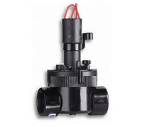 Riegoprofesional Électrovanne de taureau 1" H sans enregistrement EZP-03-54 en PVC, Nylon renforcé avec fibre de verre et Acier inoxydable - Vanne à solénoïde 2 ports 1" F - Blanc