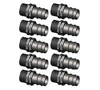 Riegoprofessional Lot de 10 raccords de tuyau/raccord pour tuyau d'arrosage, tuyau d'arrosage, tuyau d'arrosage, connecteur de tuyau d'arrosage, filetage 16 mm et 3/4